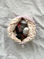 Blush toiletry bag